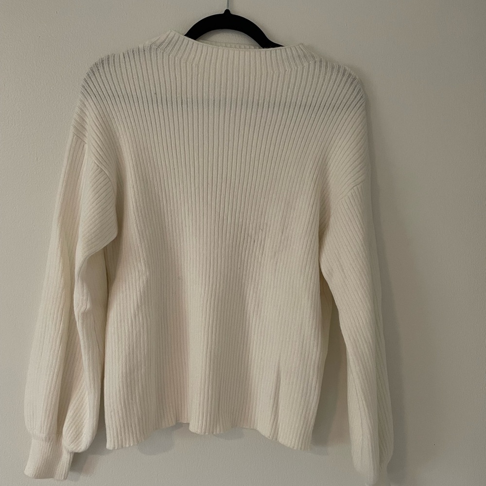 Anthropologie Cream Sweater
